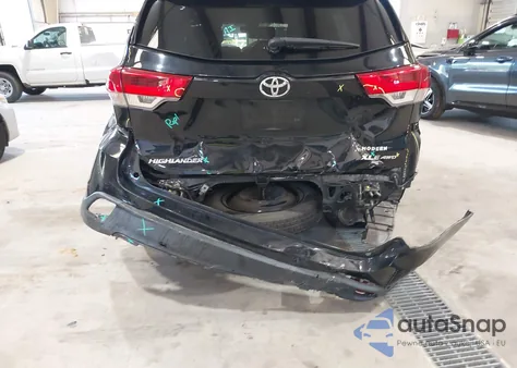 2017 Toyota Highlander Xle z USA, uszkodzony, nr VIN 5TDJZRFH6HS444309